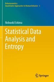Cover von Statistical Data Analysis and Entropy
