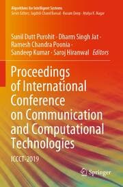 Cover von Proceedings of International Conference on Communication and Computational Technologies