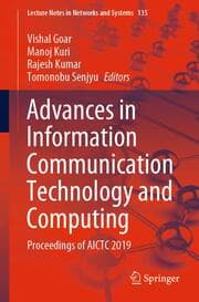 Cover von Advances in Information Communication Technology and Computing
