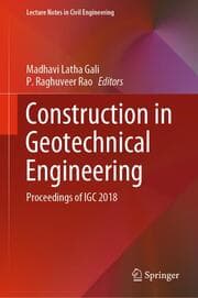 Cover von Construction in Geotechnical Engineering