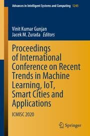 Cover von Proceedings of International Conference on Recent Trends in Machine Learning, IoT, Smart Cities and Applications