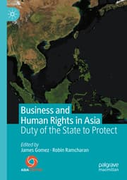 Cover von Business and Human Rights in Asia