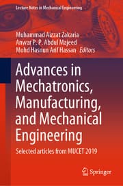 Cover von Advances in Mechatronics, Manufacturing, and Mechanical Engineering
