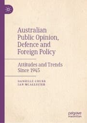 Cover von Australian Public Opinion, Defence and Foreign Policy