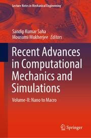 Cover von Recent Advances in Computational Mechanics and Simulations