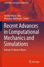 Cover von Recent Advances in Computational Mechanics and Simulations