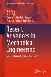 Cover von Recent Advances in Mechanical Engineering