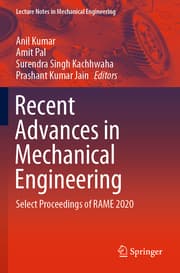 Cover von Recent Advances in Mechanical Engineering