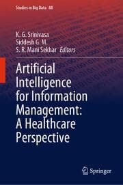 Cover von Artificial Intelligence for Information Management: A Healthcare Perspective