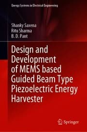 Cover von Design and Development of MEMS based Guided Beam Type Piezoelectric Energy Harvester
