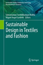 Cover von Sustainable Design in Textiles and Fashion