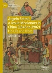 Cover von Angelo Zottoli, a Jesuit Missionary in China (1848 to 1902)