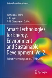 Cover von Smart Technologies for Energy, Environment and Sustainable Development, Vol 2