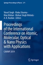 Cover von Proceedings of the International Conference on Atomic, Molecular, Optical & Nano Physics with Applications