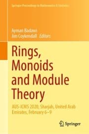 Cover von Rings, Monoids and Module Theory