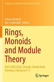 Cover von Rings, Monoids and Module Theory