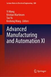 Cover von Advanced Manufacturing and Automation XI
