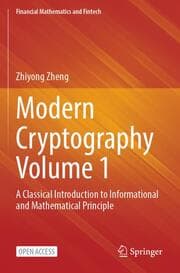 Cover von Modern Cryptography Volume 1