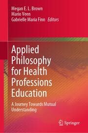 Cover von Applied Philosophy for Health Professions Education