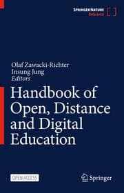 Cover von Handbook of Open, Distance and Digital Education