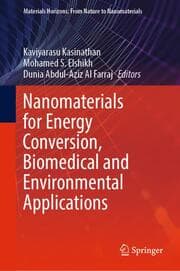 Cover von Nanomaterials for Energy Conversion, Biomedical and Environmental Applications