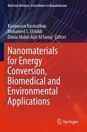 Cover von Nanomaterials for Energy Conversion, Biomedical and Environmental Applications