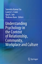Cover von Understanding Psychology in the Context of Relationship, Community, Workplace and Culture