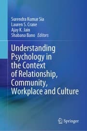 Cover von Understanding Psychology in the Context of Relationship, Community, Workplace and Culture