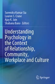 Cover von Understanding Psychology in the Context of Relationship, Community, Workplace and Culture