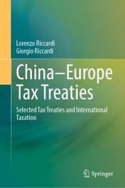 Cover von China-Europe Tax Treaties