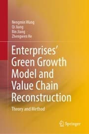 Cover von Enterprises' Green Growth Model and Value Chain Reconstruction