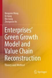 Cover von Enterprises Green Growth Model and Value Chain Reconstruction