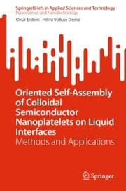 Cover von Oriented Self-Assembly of Colloidal Semiconductor Nanoplatelets on Liquid Interfaces
