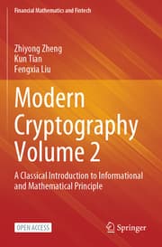 Cover von Modern Cryptography Volume 2