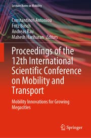 Cover von Proceedings of the 12th International Scientific Conference on Mobility and Transport