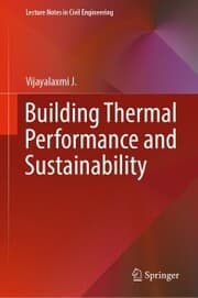 Cover von Building Thermal Performance and Sustainability