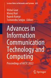 Cover von Advances in Information Communication Technology and Computing