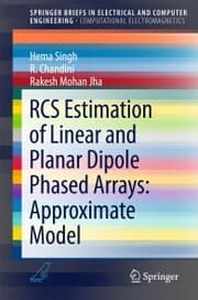 Cover von RCS Estimation of Linear and Planar Dipole Phased Arrays: Approximate Model