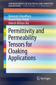 Cover von Permittivity and Permeability Tensors for Cloaking Applications