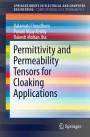 Cover von Permittivity and Permeability Tensors for Cloaking Applications