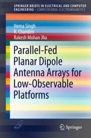 Cover von Parallel-Fed Planar Dipole Antenna Arrays for Low-Observable Platforms