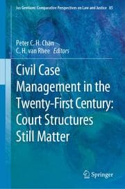 Cover von Civil Case Management in the Twenty-First Century: Court Structures Still Matter