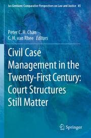 Cover von Civil Case Management in the Twenty-First Century: Court Structures Still Matter