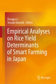 Cover von Empirical Analyses on Rice Yield Determinants of Smart Farming in Japan