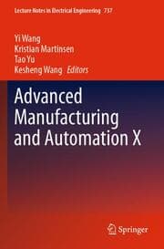 Cover von Advanced Manufacturing and Automation X