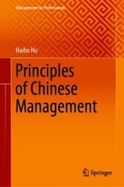 Cover von Principles of Chinese Management