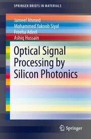 Cover von Optical Signal Processing by Silicon Photonics