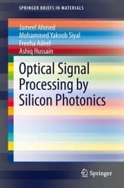 Cover von Optical Signal Processing by Silicon Photonics
