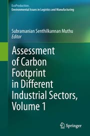 Cover von Assessment of Carbon Footprint in Different Industrial Sectors, Volume 1
