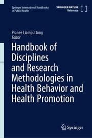 Cover von Handbook of Disciplines and Research Methodologies in Health Behavior and Health Promotion